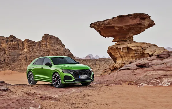Audi, пустыня, кроссовер, 2020, RS Q8