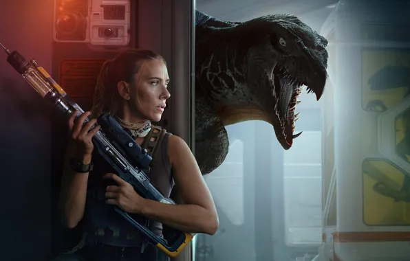 Фантастика, фильм, кадр, Scarlett Johansson, Скарлетт Йоханссон, Мир Юрского периода: Возрождение, Jurassic World: Rebirth