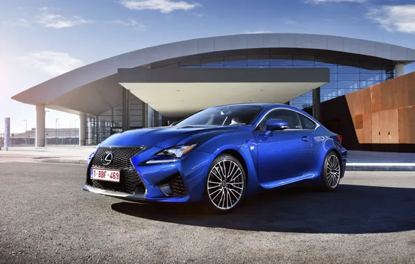 Синий, Lexus, лексус, RC F