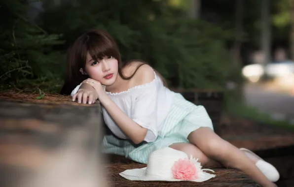 Девушка, стиль, азиатка