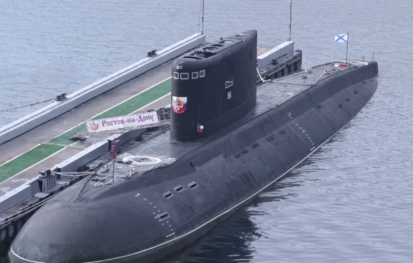 Лодка, подводная, дизельная, Черноморский Флот, проект 636.3, Ростов на Дону