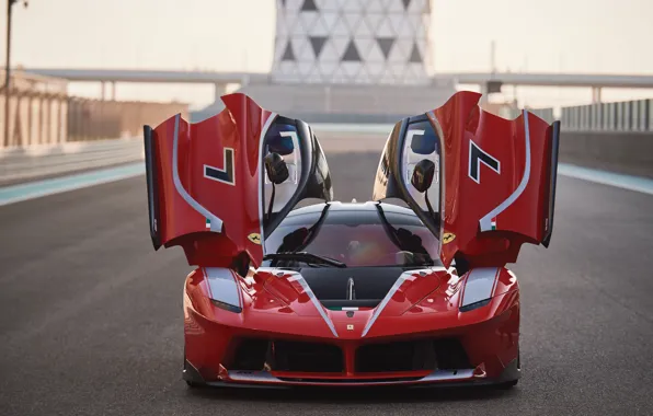 Ferrari, FXX, butterfly doors, Ferrari FXX-K