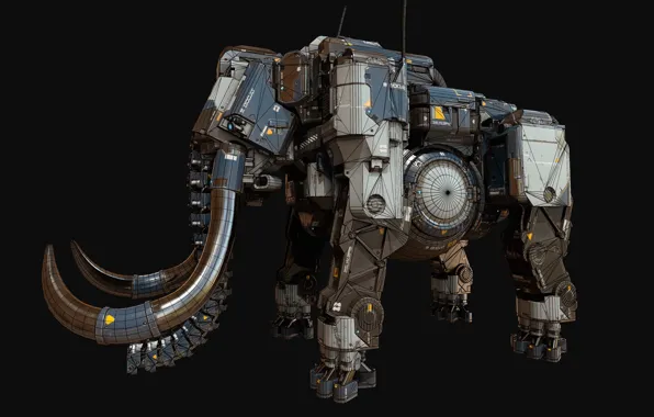 Модель, Mammoth, Sci-Fi monster
