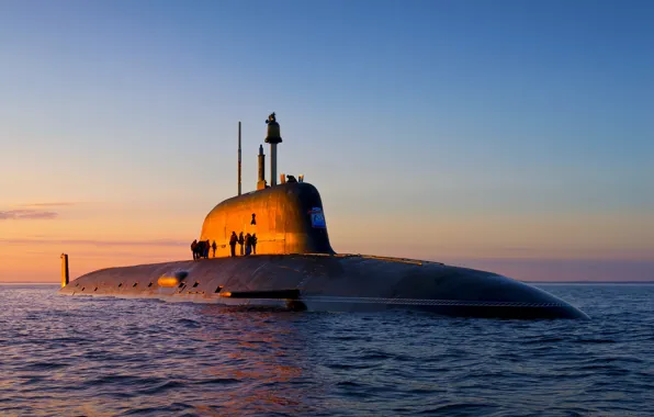Лодка, подводная, атомная, проект 885, северодвинск