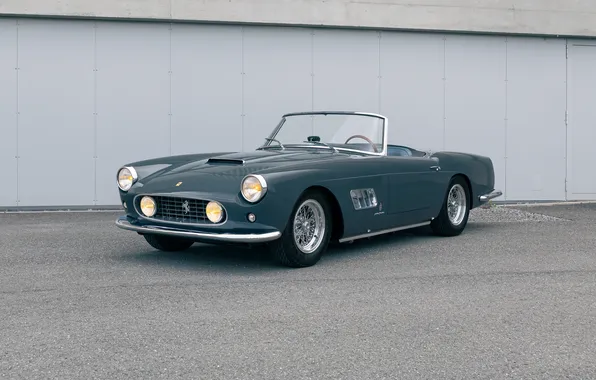 Феррари, Кабриолет, Ferrari, спорт кар, ретро автомобили, 1962, Ferrari 250 GT Cabriolet