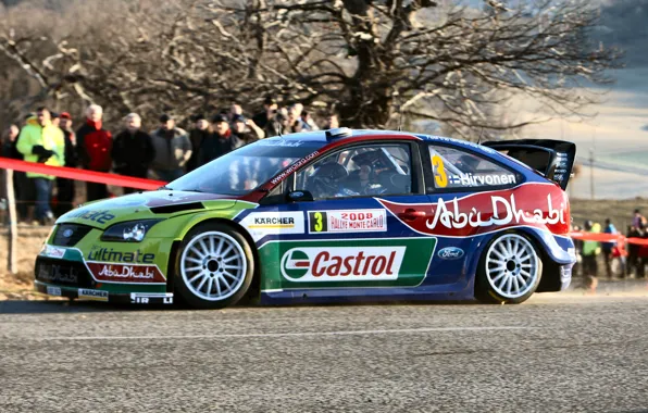 Ford, Форд, Focus, Hirvonen, WRC, Rally, Ралли, Фокус