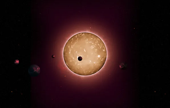 Звезды, планеты, universe, stars, planets, Kepler-444