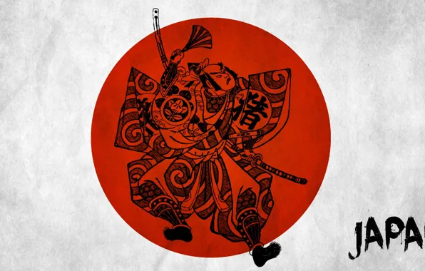 Минимализм, Япония, самурай