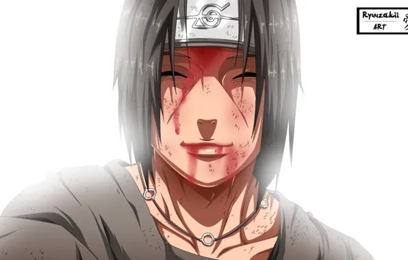 Кровь, парень, Наруто, Naruto, Итачи Учиха