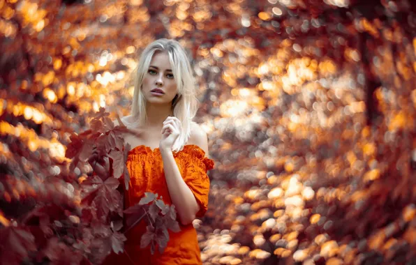 Девушка, природа, Saskia