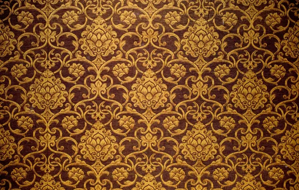 Фон, узор, ткань, golden, орнамент, vintage, pattern, arab