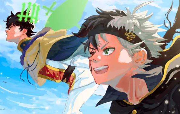 Black Clover, Asta, Yuno