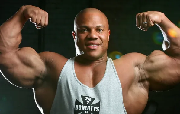 Поза, muscle, мышцы, бодибилдер, bodybuilder, Олимпия, Phil Heath, Фил Хит
