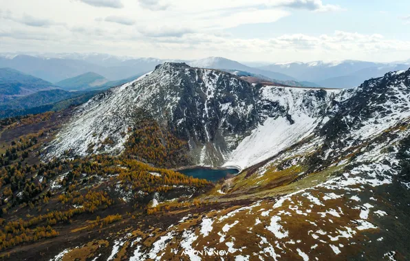 Снег, пейзаж, горы, природа, свежий воздух, красота, красиво, Алтай