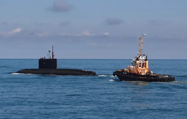 Буксир, Черное море, &quot;Новороссийск&quot;, Дизельная подводная лодка, РБ-389