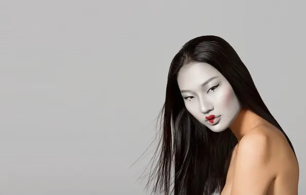 Минимализм, арт, гейша, Florencia Tucci, Geisha - Gumroad proyect