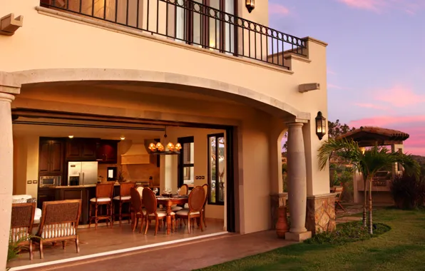 Interior, villa, living space