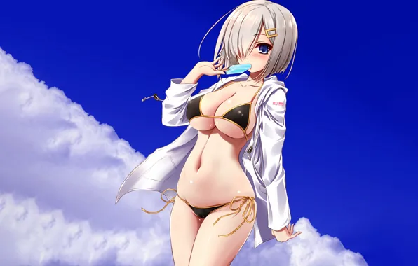 Girl, sexy, boobs, anime, beautiful, pretty, erotic, breasts