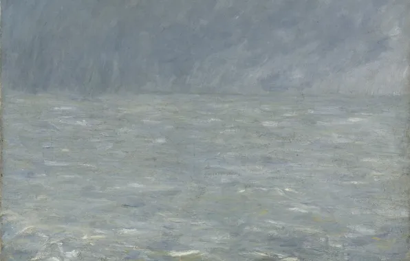 Картинка море, масло, 1904, Кес ван Донген, Трувиль, (Пасмурная погода)