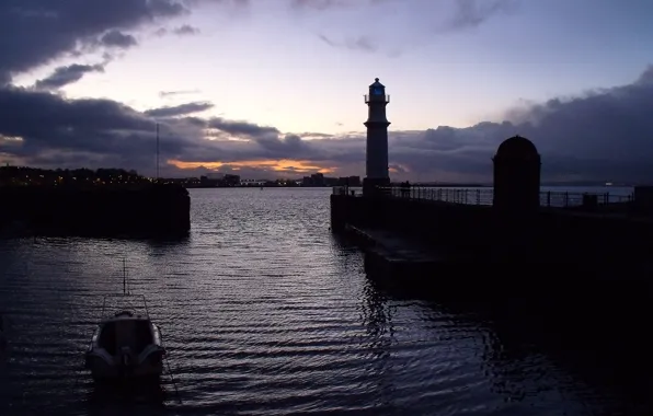 Картинка пролив, sunset, гавань, harbour, Коннектикут, Лонг-Айленд, Нью-Хейвен, Newhawen