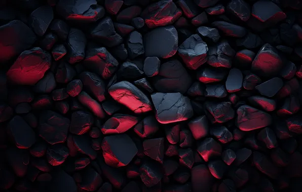 Картинка wallpaper, Red, Glow, Stones, Texture, Textures