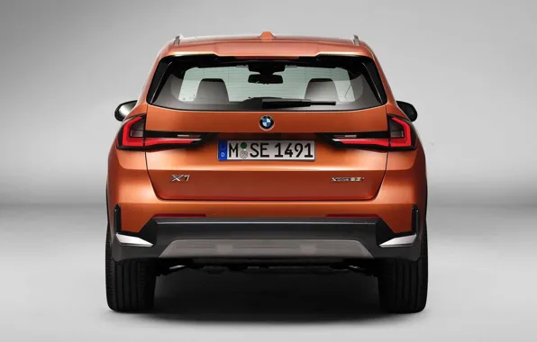 Картинка вид сзади, кроссовер, BMW X1, U11