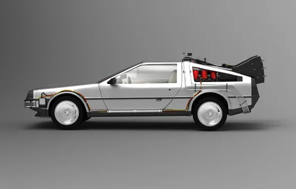 Картинка car, фильм, автомобиль, машина времени, назад в будущее, Delorean, Back to the future, делореан