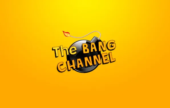 Минимализм, Желтый, Оранжевый, Яркий, Бомба, TheBangChannel