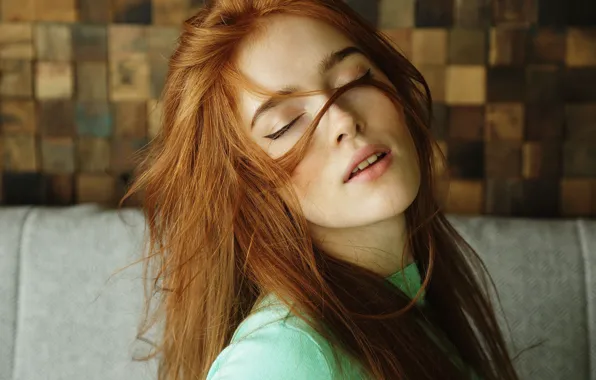 Девушка, лицо, волосы, Jia Lissa