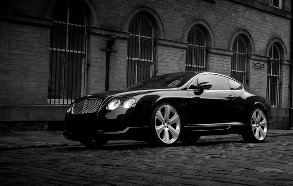 Bentley, black, avto, continental gt s