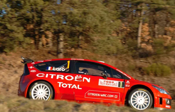 Картинка Ситроен, Citroen, Loeb, WRC, Rally, Ралли, Monte Carlo