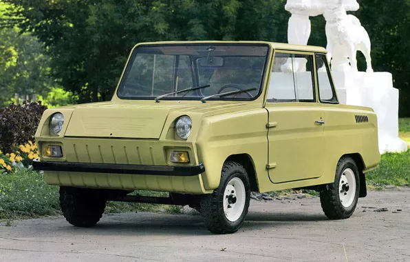 Желтый, ретро, инвалидка