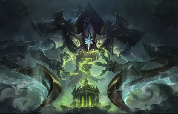 Art, Nocturne, League of Legends, Skin, LoL, Broken Covenant