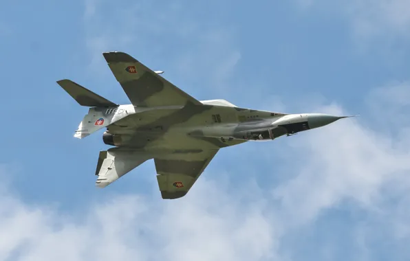 Картинка истребитель, полёт, MiG-29, МиГ-29, ВВС Словакии