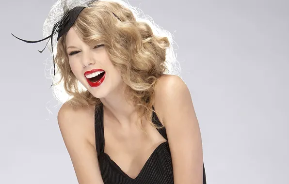 Картинка улыбка, смех, блондинка, губы