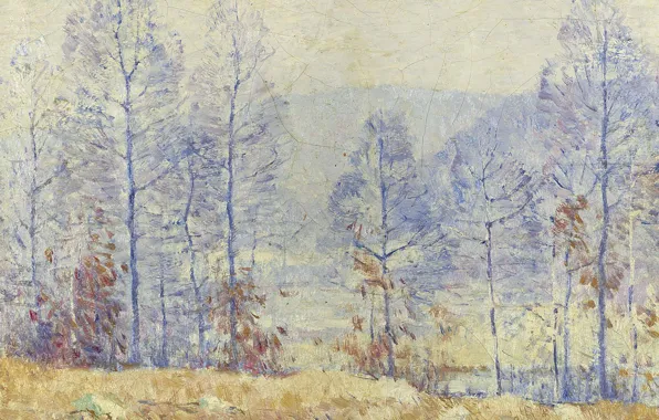 Пейзаж, картина, Guy Carleton Wiggins, Гай Уиггинс, Мороз в Горах