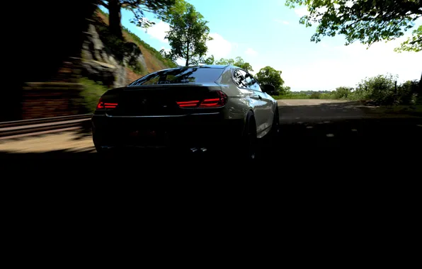 HDR, BMW, Coupe, Lights, Game, Trees, BMW M6 Coupe, Tunnel