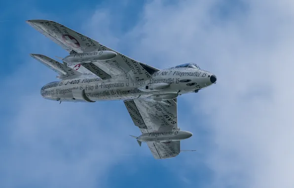 Картинка полет, истребитель, бомбардировщик, Hawker Hunter