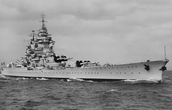 Франция, линкор, Richelieu, 1952 год