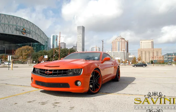 Картинка Chevrolet, Camaro, Wheels, Savini