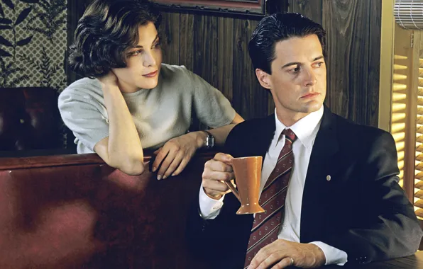 Картинка Twin Peaks, Твин Пикс, Одри Хорн, Agent Dale Cooper, Агент Дейл Купер, Audrey Horn