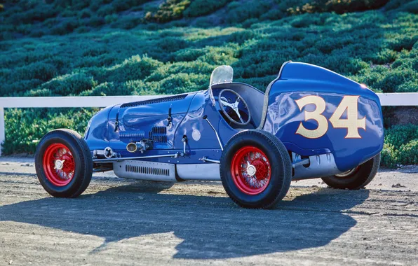 Ретро автомобили, 1930, Duesenberg, Race Car, Indy 500
