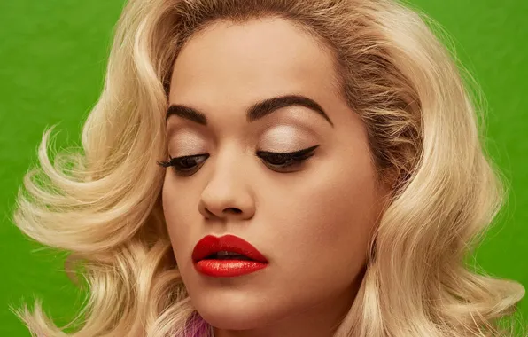 Лицо, модель, блондинка, певица, Rita Ora, Рита Ора