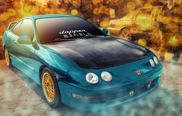 Фон, автомобиль, Honda Integra