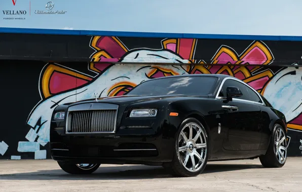 Rolls royce, wheels, vellano, wraith