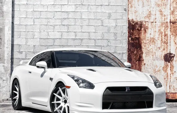 Картинка GTR, NISSAN, ADV.1, WHITE