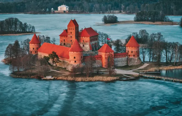 Trakai, Lietuva, Trakų pilis