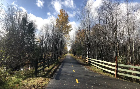 Bicycle path, Quebec - Canada, Canada National Trail