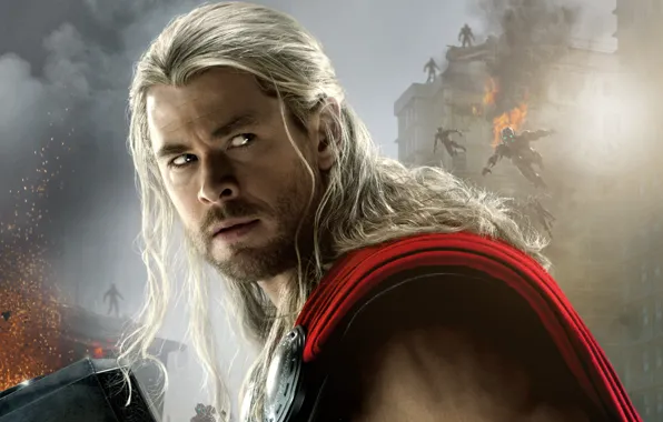 Комикс, Thor, Крис Хемсворт, Chris Hemsworth, Avengers: Age of Ultron, Мстители: Эра Альтрона
