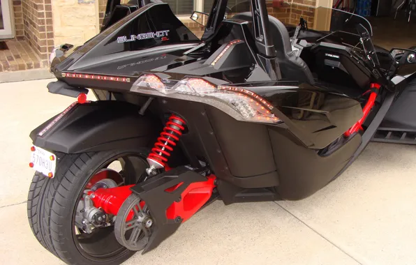 Beautiful, comfort, hi-tech, Polaris, Slingshot, tecnology, sporty, tricycle